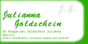 julianna goldschein business card